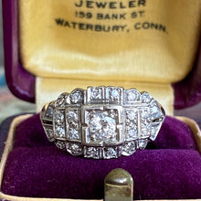 Load image into Gallery viewer, 1940's .49ct TW Diamond 14K Engagement Ring