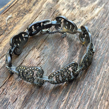 Load image into Gallery viewer, Vintage 1920's Silver Marcasite Bracelet