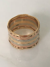 Load image into Gallery viewer, Vintage 14K Gold Woven Ring