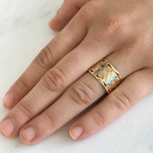Load image into Gallery viewer, Vintage 14K Gold Woven Ring