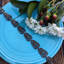 Load image into Gallery viewer, Vintage 1920's Silver Marcasite Bracelet
