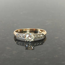 Load image into Gallery viewer, Vintage .35ct Diamond 14K Gold Engagement Ring