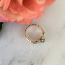 Load image into Gallery viewer, Vintage .35ct Diamond 14K Gold Engagement Ring