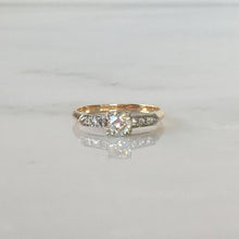 Load image into Gallery viewer, Vintage .35ct Diamond 14K Gold Engagement Ring