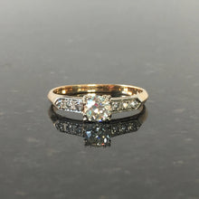 Load image into Gallery viewer, Vintage .35ct Diamond 14K Gold Engagement Ring