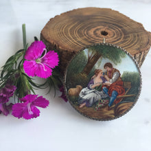 Load image into Gallery viewer, Victorian Enamel Sterling Brooch Pin