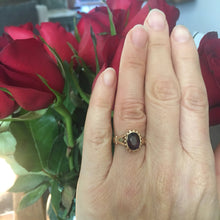 Load image into Gallery viewer, Victorian 10K Rose Gold Amethyst Ring