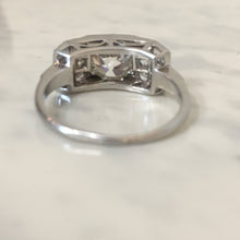 Load image into Gallery viewer, Art Deco 1.97ct Total Weight Diamond Platinum Ring
