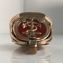 Load image into Gallery viewer, Victorian Anchor 10K Rose Gold Watch Fob