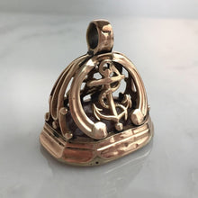 Load image into Gallery viewer, Victorian Anchor 10K Rose Gold Watch Fob