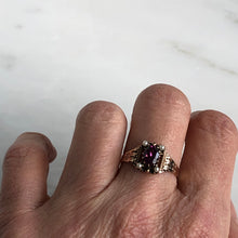 Load image into Gallery viewer, Victorian Garnet & Seed Pearl 14K Rose Gold Ring