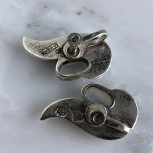 Load image into Gallery viewer, Mexican Silver Antonio Moonstone Sterling Earrings