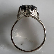 Load image into Gallery viewer, Edwardian Garnet 14K Filigree Ring
