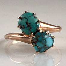 Load image into Gallery viewer, Vintage Turquoise 14K Gold Ring