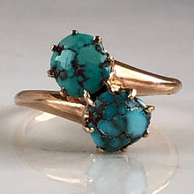 Load image into Gallery viewer, Vintage Turquoise 14K Gold Ring