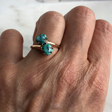 Load image into Gallery viewer, Vintage Turquoise 14K Gold Ring