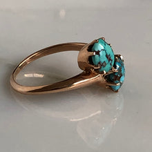 Load image into Gallery viewer, Vintage Turquoise 14K Gold Ring
