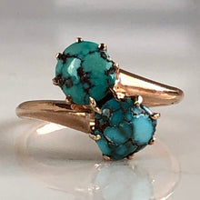 Load image into Gallery viewer, Vintage Turquoise 14K Gold Ring