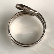 Load image into Gallery viewer, Vintage Snake Sterling Silver Ring