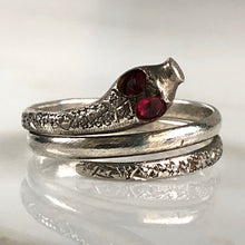 Load image into Gallery viewer, Vintage Snake Sterling Silver Ring