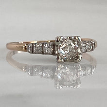 Load image into Gallery viewer, Vintage Diamond 14K Gold Engagement Ring
