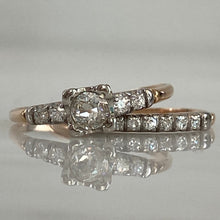 Load image into Gallery viewer, Vintage Diamond 14K Gold Engagement Ring