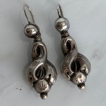 Load image into Gallery viewer, Victorian Silver Earrings
