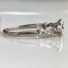 Load image into Gallery viewer, Vintage 1930’s .73ct Diamond Platinum Ring
