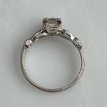 Load image into Gallery viewer, Vintage 1930’s .73ct Diamond Platinum Ring