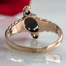 Load image into Gallery viewer, Victorian Black Opal Diamond 14K Ring