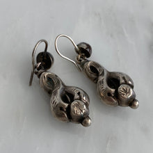 Load image into Gallery viewer, Victorian Silver Earrings