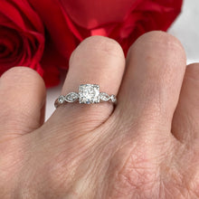 Load image into Gallery viewer, Vintage 1930’s .73ct Diamond Platinum Ring