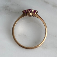 Load image into Gallery viewer, Victorian Ruby & Diamond 14K Rose Gold Ring