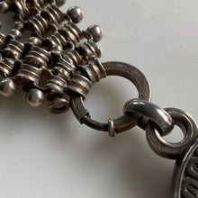 Load image into Gallery viewer, Victorian Silver Mirror & Book Chain