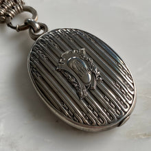 Load image into Gallery viewer, Victorian Silver Mirror & Book Chain