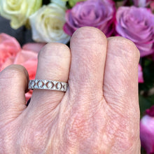 Load image into Gallery viewer, Vintage .32ct Diamond & Platinum Eternity Ring