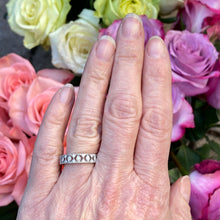 Load image into Gallery viewer, Vintage .32ct Diamond & Platinum Eternity Ring