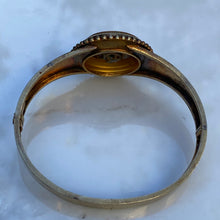 Load image into Gallery viewer, Victorian 14K Gold Enamel Star Bangle Bracelet