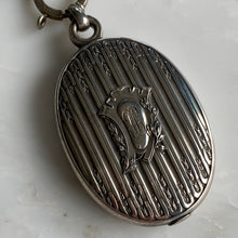 Load image into Gallery viewer, Victorian Silver Mirror & Book Chain