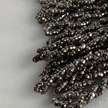 Load image into Gallery viewer, Vintage Cut Steel Silver Beaded Earrings