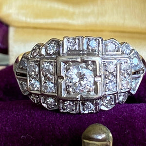 1940's .49ct TW Diamond 14K Engagement Ring