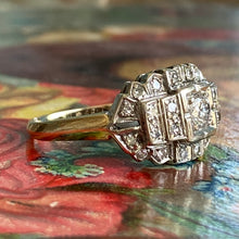 Load image into Gallery viewer, 1940&#39;s .49ct TW Diamond 14K Engagement Ring
