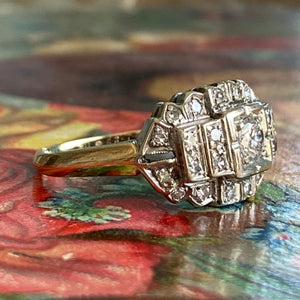 1940's .49ct TW Diamond 14K Engagement Ring