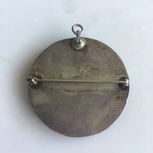 Load image into Gallery viewer, Victorian Enamel Sterling Brooch Pin
