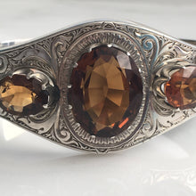 Load image into Gallery viewer, Vintage 1920&#39;s Citrine Sterling Bracelet
