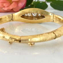 Load image into Gallery viewer, Victorian 15k Gold 2.33ct Diamond Enamel Bracelet
