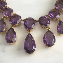Load image into Gallery viewer, Stunning Vintage 53 carat Amethyst 14K Necklace
