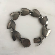 Load image into Gallery viewer, Georg Jensen Sterling Floral Bracelet
