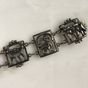 Vintage Angel Italian Sterling Bracelet