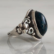 Load image into Gallery viewer, Arts &amp; Crafts Sodalite Silver Ring
